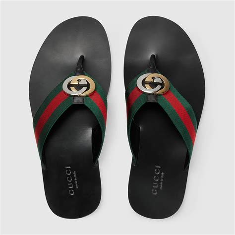 chanclas de hombre gucci|Gucci.